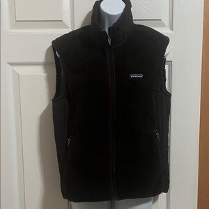 Patagonia Dark Chocolate Brown Sherpa Vest